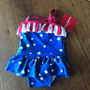 NWT Hanna Andersson Patriotic Swimsuit
